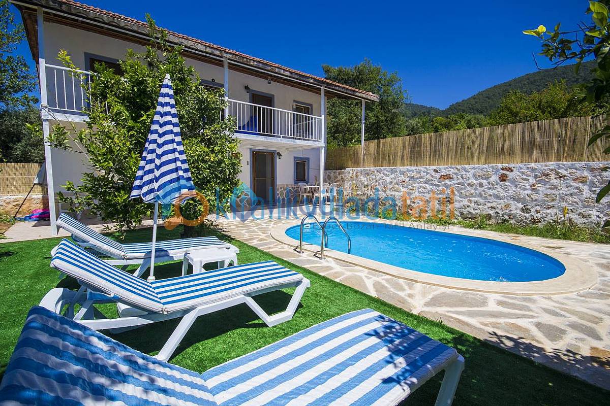 kalkan uzumlu koyunde 2 1 kisilik otantik havuzlu koy evi kiralik villada tatil kiralik villa kiralik yazlik villa kiralama kiralik villada tatil