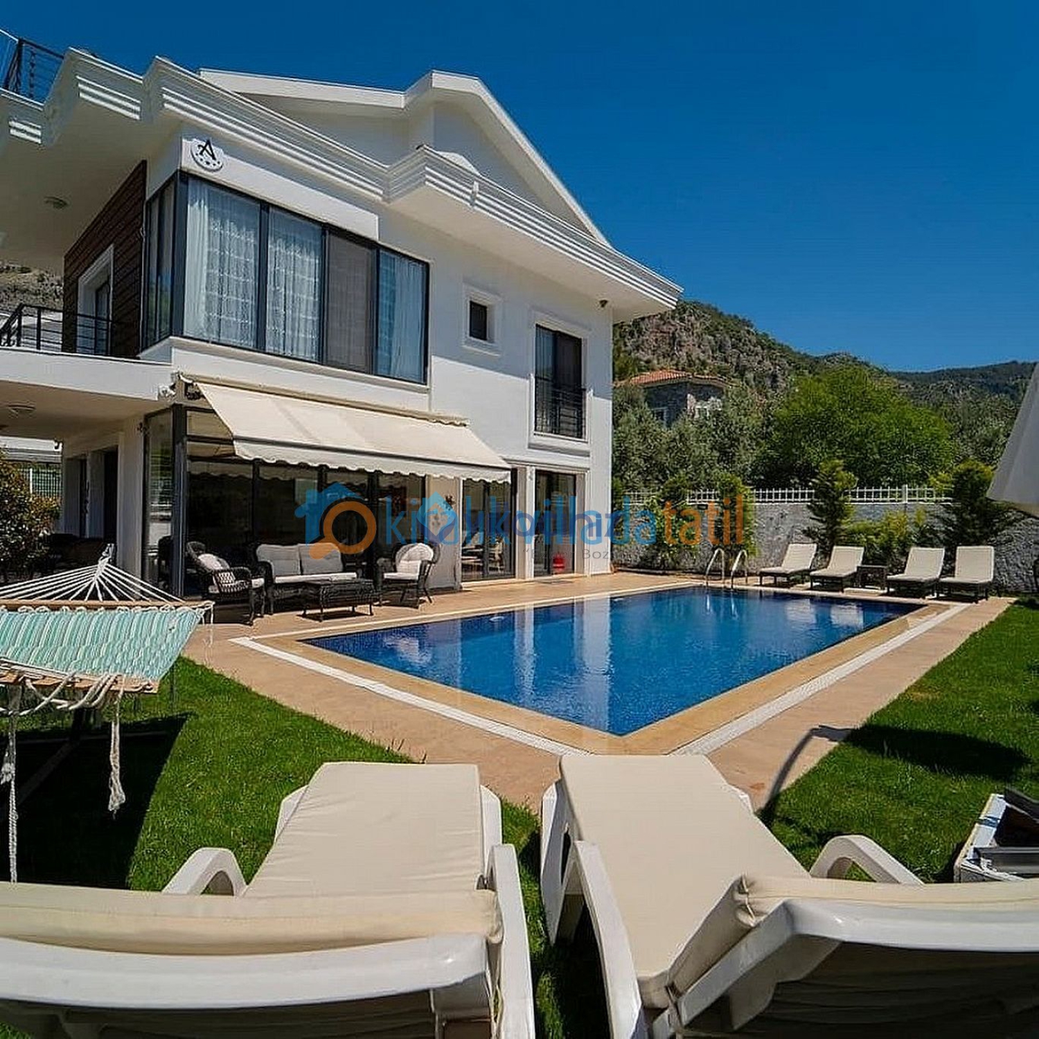 Muğla Göcek Mevkiinde 8 Kişilik Tatil Villası Kiralık Villada Tatil